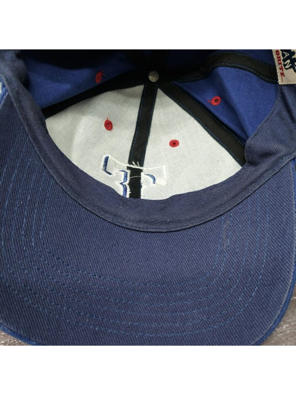 Texas Rangers Adjustable Blue Baseball Cap With Embroidered Logo - Picture 9 of 14